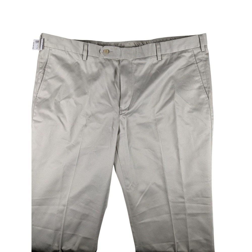 NWT $120 Jos. A. Bank Traveler Mens 44x30 Khaki Cotton Wrinkle‎ Resistant Pants